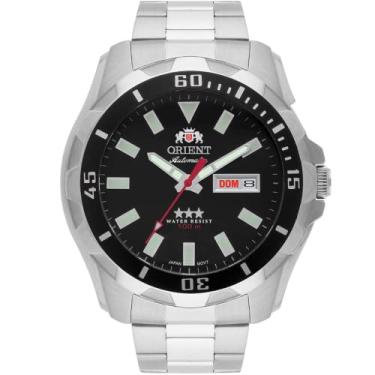 Imagem de Relógio Orient Automático Masculino Prata 469SS078F P1SX
