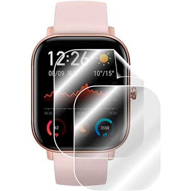 Imagem de Kit 3x Películas Soft-Glass Flexíveis Ultra Finas Xiaomi Amazfit GTS