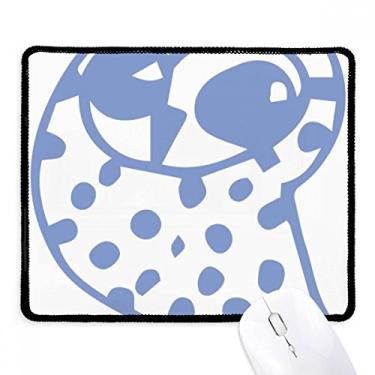 Imagem de Mousepad de borracha para jogos com borda costurada e estampa de pássaro sorridente