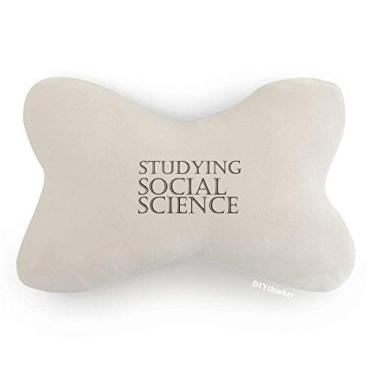 Imagem de DIYthinker Almofada de apoio de cabeça para decoração de pescoço e ciências sociais para estudar, ciências sociais