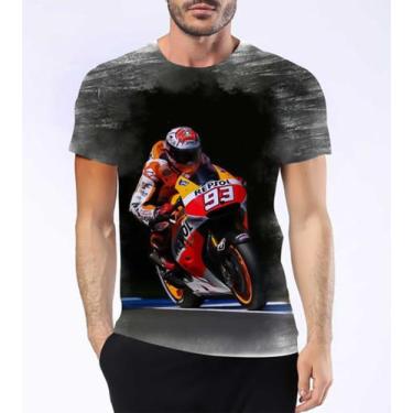 Imagem de Camisa Camiseta Marc Márquez Piloto De Motociclismo Gp 3 - Estilo Krak