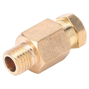 Imagem de Conexão Direta de Latão, Niple de Conexão de Tubo, para Tubo de Nylon, Tubo de Cobre, Tubo de Alumínio (PD608)