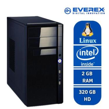 Imagem de Computador Dual Core, 2Gb , 320Gb Hd E Linux - Everex