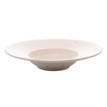 Imagem de Prato para Risoto de Cerâmica Mist Branco Matte 26cm - Wolff