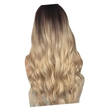 Imagem de OHPHCALL 1 Unidade peruca marrom perucas wig frizzer peruca cosplay cabelos ondulados cachos peruca de cabelo de mulher peruca fahion para mulher rolagem conjunto de cabelo Senhorita