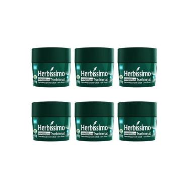 Imagem de Desodorante Creme Herbíssimo 55G Tradicional - Kit Com 6Un