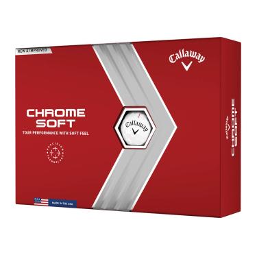 Imagem de Callaway Bolas de golfe macias cromadas Golf 2022, branco