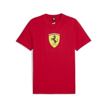 Imagem de PUMA Camiseta masculina padrão Scuderia Ferrari Race Shield, Rosso Corsa-SS24