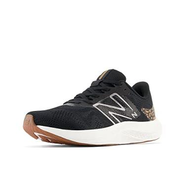 Imagem de New Balance Tênis feminino Dynasoft Pro Run V2, Preto/Tabaco/Prata Escuro Metálico, 35