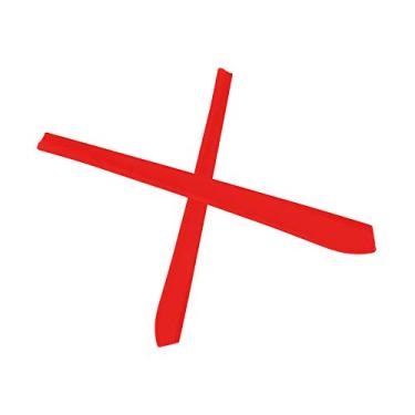 Imagem de ToughAsNails Meias de borracha vermelhas de substituição para Oakley Wingspan OX5040|OX5052