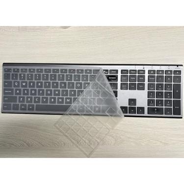 Imagem de Capa de silicone para teclado e mouse VssoPlor Wireless Full-Size ASIN: B07JJGCSHR, B07TTFV3YZ, B07VJXFFJW, B086JLBGYV, B0B71HMJ6Y (apenas capa de teclado)