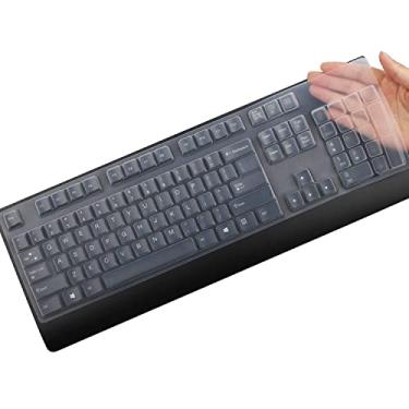 Imagem de Capa de teclado para teclado Lenovo Preferred Pro & Preferred Pro II 4X30M86879 4Y9400 73p5220 US 41A5289 54Y9400 SK-8825/8813/8820/1619/8827/8817 KB-10217 /1468 ku-0225 ekb-425a (transparente)