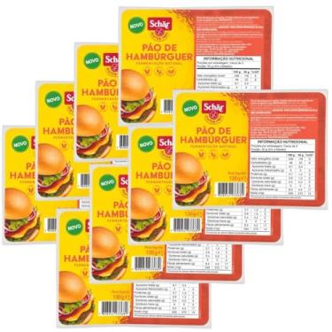 Imagem de Pão de Hambúrguer Sem Glúten Schär - 8 pacotes de 130g