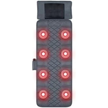 Imagem de Cama de massagem multifuncional, cama de massagem para coluna cervical, pescoço, ombros e costas, massageador de corpo inteiro, almofada elétrica de aquecimento, B, 170 * 48,5 cm