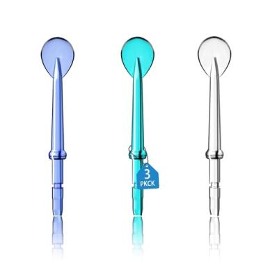 Imagem de Substituição de acessório de raspador de língua com 3 peças para irrigador bucal Waterpik