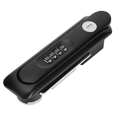 Imagem de Fechadura de Liga de Zinco, Fechadura de Segurança Com Combinação de Came, Fechadura Codificada Com Senha de Liga de Zinco para Porta de Armário de Caixa 140x40x40mm /, Cadeados