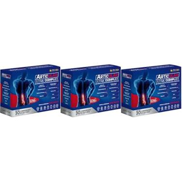 Imagem de Articulah Ultra Complex Colágeno Tipo 2 + Magnésio Quelato + Curcumina + Ácido Hialurônico + MSM + Boro + Vitamina D3 idNlabs 30 Comprimidos Kit 3 Unidades