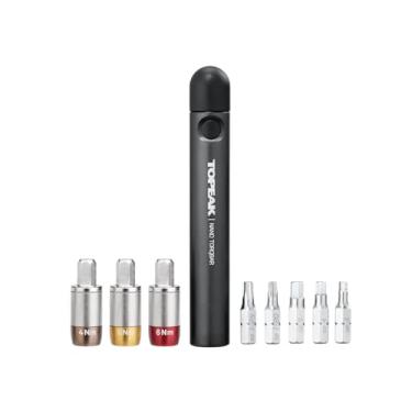 Imagem de Topeak Nano TorqBar DX com torque de 4 nm/5 nm/6 nm e 5 pontas de ferramentas