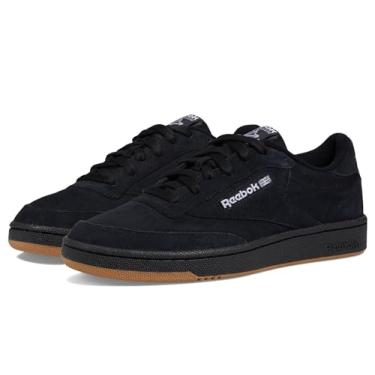 Imagem de Reebok Tênis unissex Club C 85, Core Black/Calçado Branco/Reebok Lee 3, 42 BR