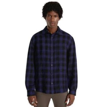 Imagem de Camisa Ellus Talose Plaid Classic Xadrez/Azul-Masculino