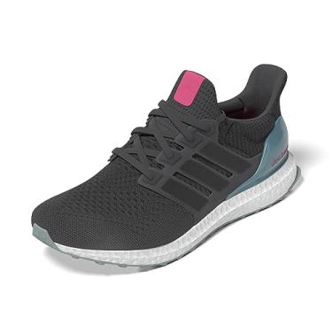 Imagem de adidas Tênis feminino Ultraboost 1.0, Cinza/cinza/rosa Fusion, 40
