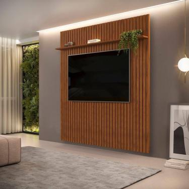 Imagem de Painel Ripado Trento 223 X 240cm em Mdf Freijó