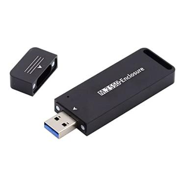 Imagem de chenyang Adaptador M.2 para USB 3.1, NVME M-Key M.2 NGFF SATA SSD para USB 3.0 Tipo A Adaptador Conversor RTL9210B Chipset 2230 2242