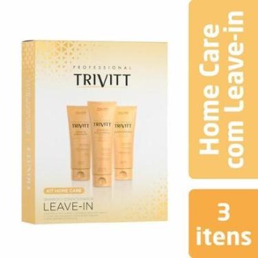 Imagem de Shampoo + Condicionador + Leave In Trivitt Home Care Itallian  480Ml-Unissex