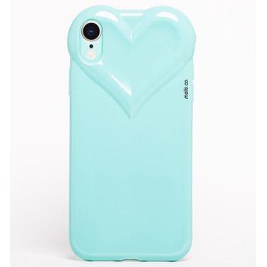 Imagem de Capa Capinha iPhone XR Verde Agua Tiffan  Com Proteção de Câmera Embor