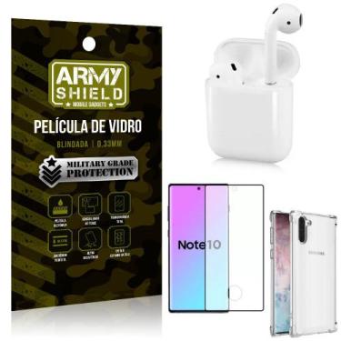 Imagem de Fone Bluetooth LY-122 Samsung Note 10 + Capinha Anti Impacto + Películ