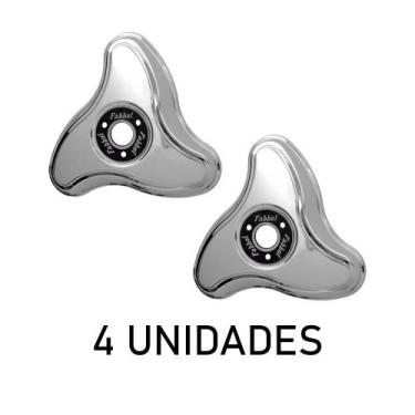 Imagem de Calota Aro 16/17,5 3 Pontas Alta Helicoidal p Rodoar - 4 Un - Fabbof