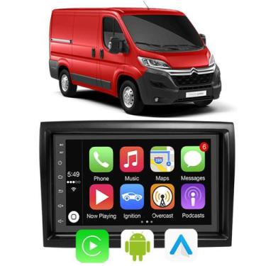 Imagem de Kit Central Multimidia Android Auto Carplay Jumper 2019 2020 2021 2022