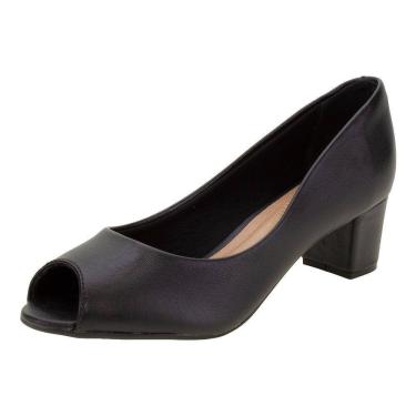 Imagem de Peep Toe Feminino Salto Baixo Beira Rio - 4777300