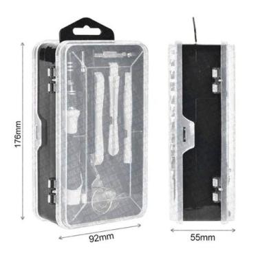 Imagem de Kit Ferramentas para Reparo Gerais em Celular - 90 Chaves Magnéticas -