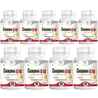 Imagem de KIT C/9 Coenzima Q10 + L Triptofano 60 Cápsulas - Fits Life