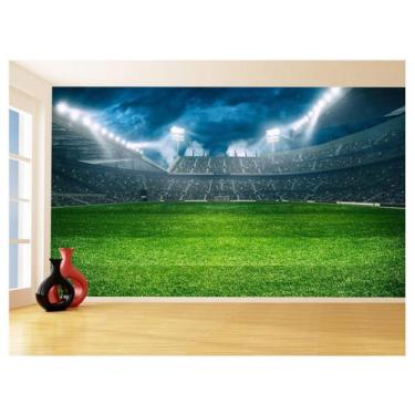 Imagem de Papel De Parede 3D Esporte Estádio Gramado Campo 3,5M Spt71 - Você Dec