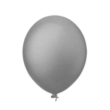 Imagem de Balão 5 Cinza Happy Day 50 Un