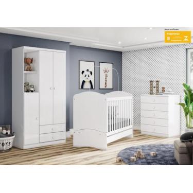 Imagem de Dormitório Infantil  Bala de Menta Branco - Henn - LM DECOR