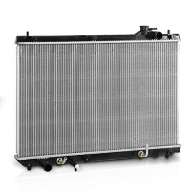 Imagem de M-AUTO Radiador estilo OE de alumínio compatível com Toyota Highlander 3.0L V6 2001 2002 2003 sem pacote de reboque transmissão automática DPI 2452