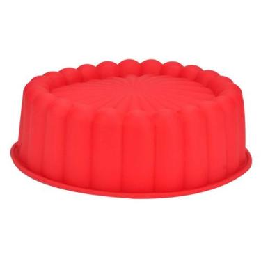 Imagem de Forma Assadeira para Bolo Charlotte em Silicone 20cm - UnyGift
