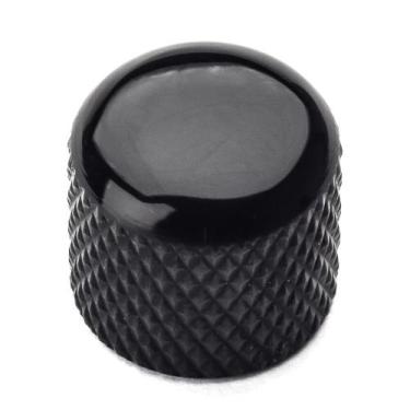 Imagem de Knob Metal Instrumentos Preto (3 Unidades) Spirit KPB-BK - SPIRIT GUIT