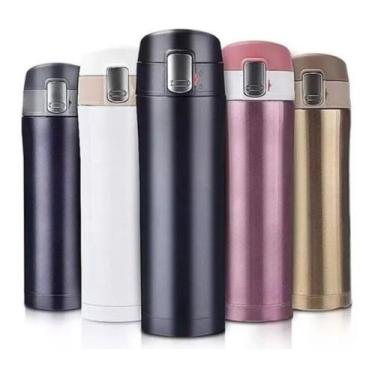 Imagem de Garrafa Termica A Vacuo Conserva Agua Suco Café várias cores - ZEM