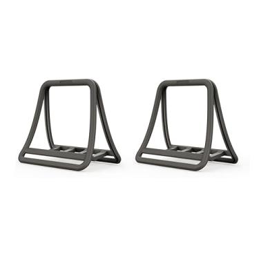 Imagem de Nexstand Suporte vertical para laptop K11 para mesa, 2 conjuntos de base preta para notebook, suporte vertical para laptop, organizador de economia de espaço para todos os MacBook, Surface, Samsung,