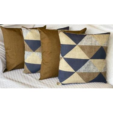Imagem de Kit 6 Capas Almofadas Lindas Decorativas Sala Sofá C/ Ziper - JH Enxov