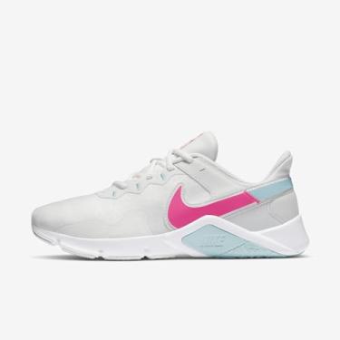 Imagem de Nike Tênis de treino feminino Legend Essential 2 (CQ9545-103, branco Summit/Glacier Ice/Branco/Pink Blast), Summit branco/gelo glacial/branco/rosa explosão, 40