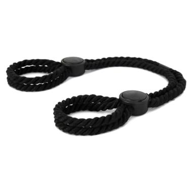 Imagem de Pulseiras de corda ajustável para mulheres, pulseiras de corda trançada, feitas à mão, punhos, tornozeleiras, para casal, algemas, pulseiras para rave, acessórios corporais, joias, Large, Algodão, Sem