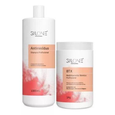 Imagem de Btx Realinhamento Térmico Capilar Silone 1kg + Shampoo Antirresíduo Li