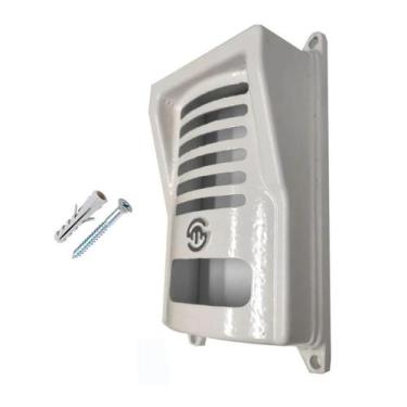 Imagem de Case De Proteção Branco Contra Roubo Para Interfone F8 Hdl - Senun Met