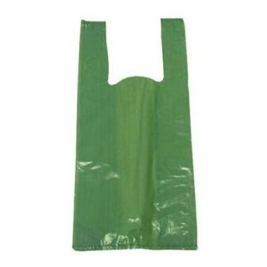 Imagem de Sacola Reciclada Verde 30 Cm X 40 Cm Pacote Com 5kg 1400 Und - Higipac