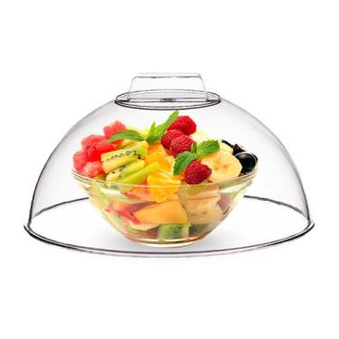 Imagem de Tampa Acrílico Transparente Pequena P/ Bolos e Tortas 23cm - TT